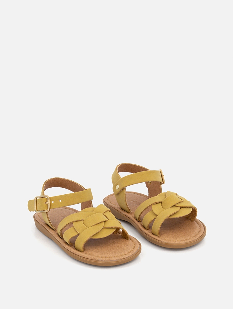 Mustard sandals sales